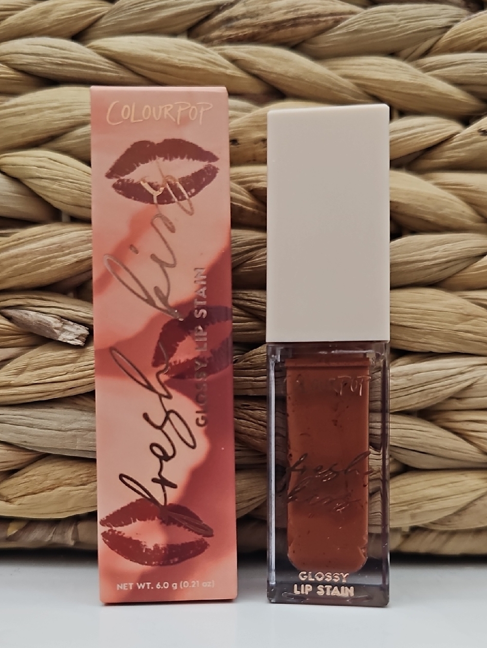 ColourPop Glossy Lip Stain — Warm Brown Nude